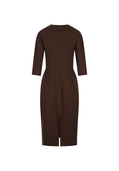 Abito Midi In Jersey Marrone FABIANA FILIPPI | ABD215F1660000L5211269